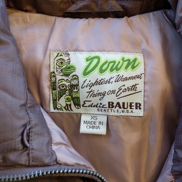 Eddie Bauer Purple Goose Down Vest - Picture 4 of 6